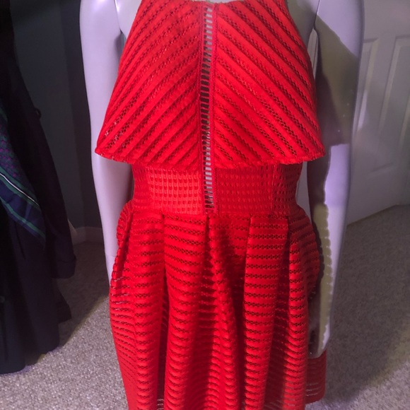 Sexy and fun Little Red Party Dress size Large - Picture 7 of 10